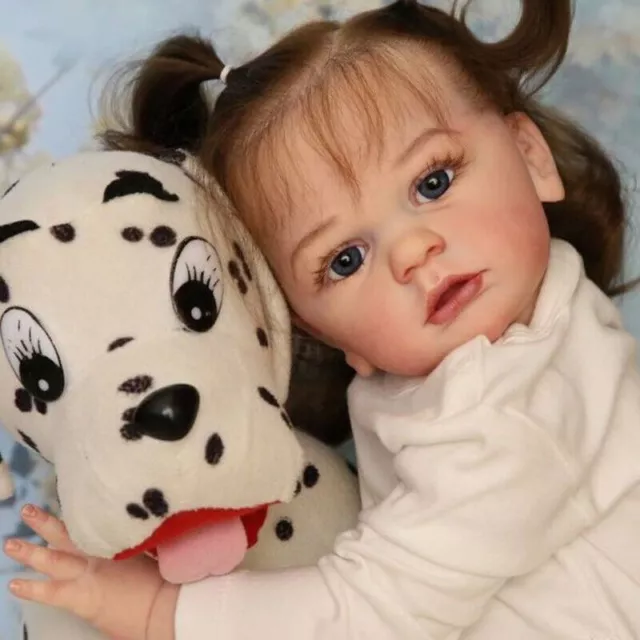 Bambola neonato rinata 60 cm carina bambina realistica bambole arte da collezione reali regalo