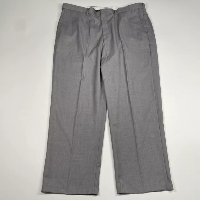 HAGGAR PANTS MEN’S 40x29 Gray Performance Trousers Measures 40x28.5 $22 ...