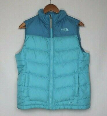 THE NORTH FACE Girl's Size XL (18) 550 Goose Down Puffer Sleeveless Vest Jacket