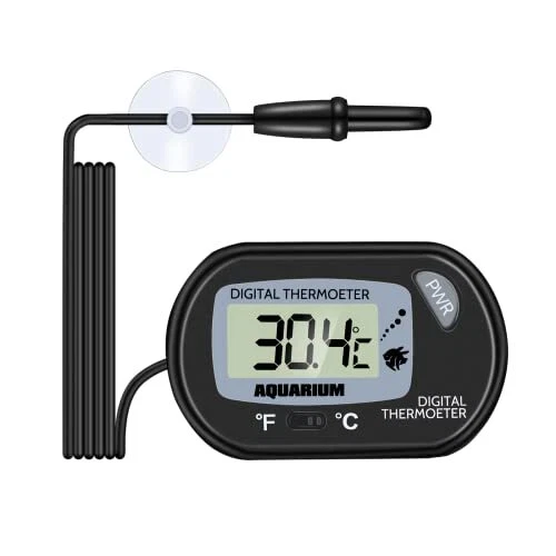 Thermomètre Aquarium - LCD Digital Thermometre Aquarium avec Ventouse Et Sonde à