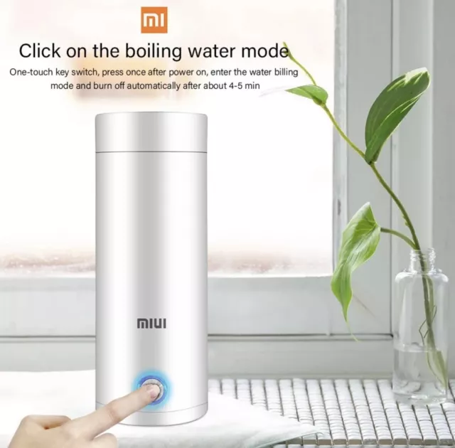 Original Xiaomi Mi tragbarer Wasserkocher Thermokaffee, Reise Wasserkocher 2