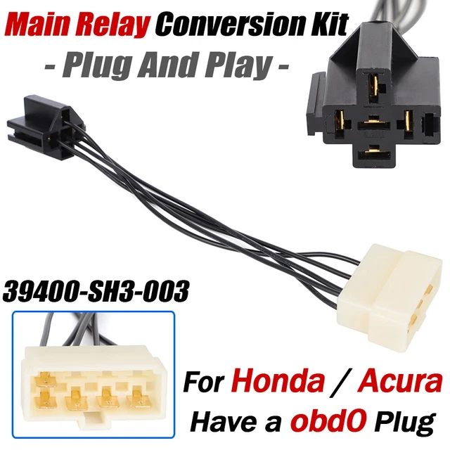 PLUGNPLAY MAIN RELAY Conversion For 8891 Civic/CRX 8693 Integra 92