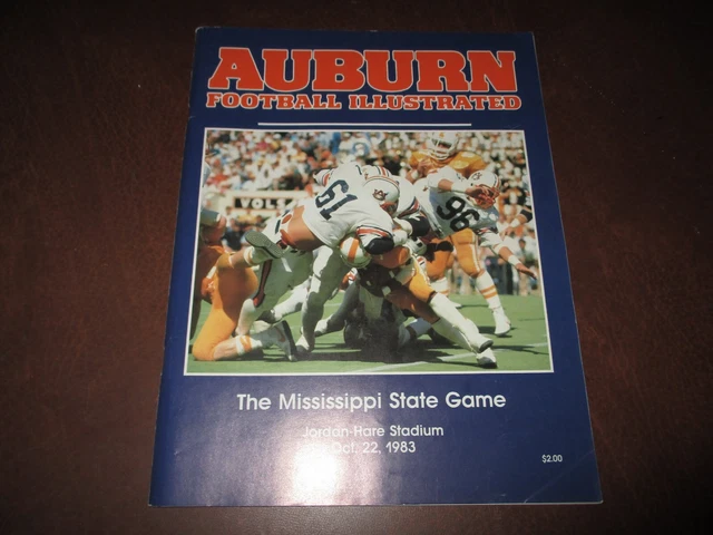 1983 Auburn Tigers Football Program v Mississippi State Bulldogs - Bo Jackson