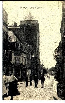(S-59092) FRANCE - 58 - COSNE COURS SUR LOIRE CPA      MAGASINS REUNIS  ed.