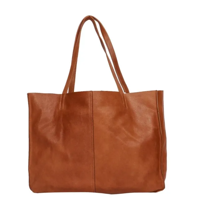 Large Women's Genuine  Leather Tote Shoulder Bag