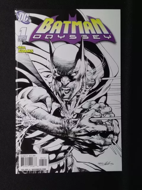 Batman: Odyssey #1 (2010, DC) NM- 1:25 Neal Adams Sketch Variant