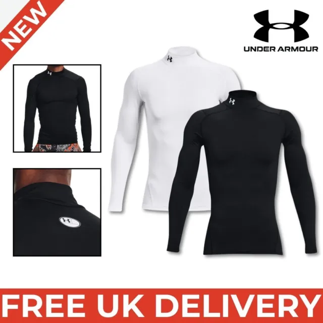 Under Armour ColdGear Compression Mock Golf Top - SAVE35% FREE DELIVERY