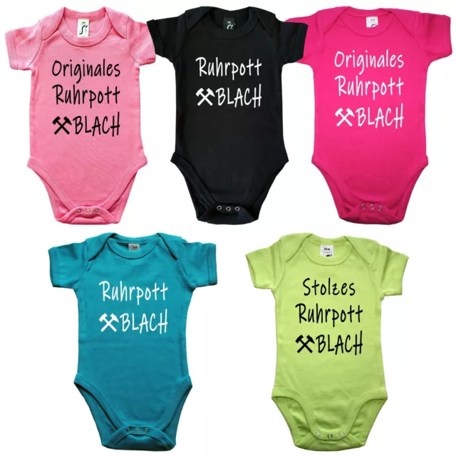 Kult Baby Body Einteiler Strampler Babybody Bodie - Pottblach Ruhrpott Blach