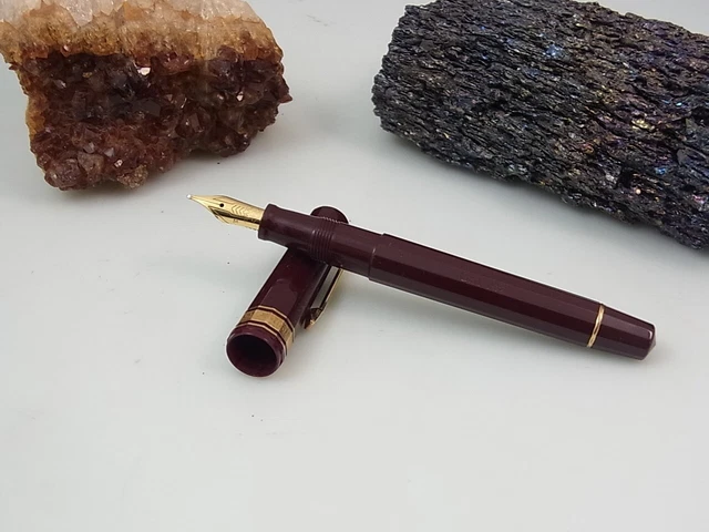 Jinhao Zwillinge Drachen Füllfederhalter – Perlmutt-Grau Mit Rotem Akzent, In Holz-Geschenkbox