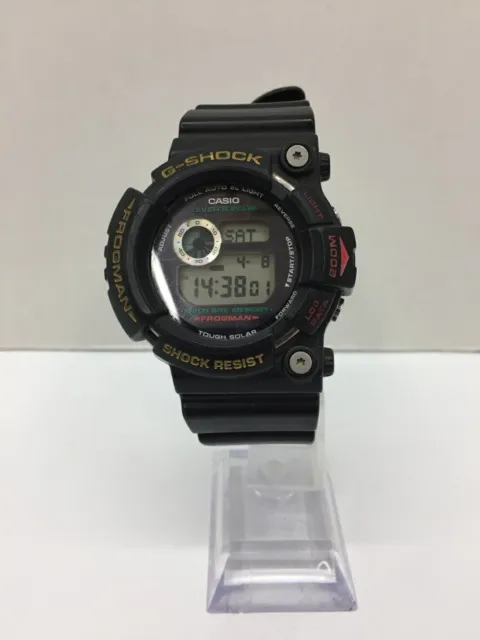 [Near Mint] CASIO G-SHOCK FROGMAN GW-200Z-1JF Black Men's Watch From Japan