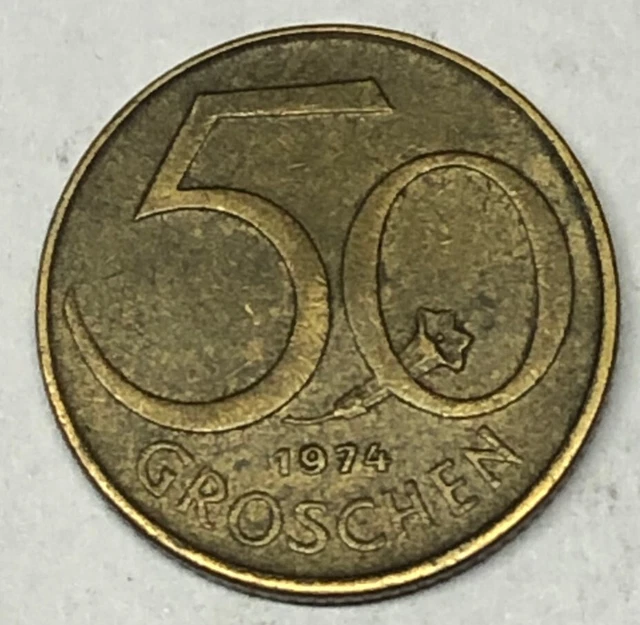 Austria - 50 Groschen - 1974 - KM# 2885