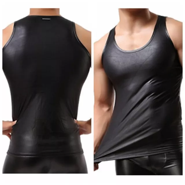 US-Men Sports Bra Crop Tank Top Vest Y-Back Fitness Muscle T-shirt Clubwear  Tees