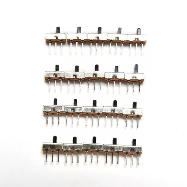 20X SS12D00G3 2 Position SPDT 1P2T 3 Pin PCB Panel Mini Vertical Slide Switch~FY