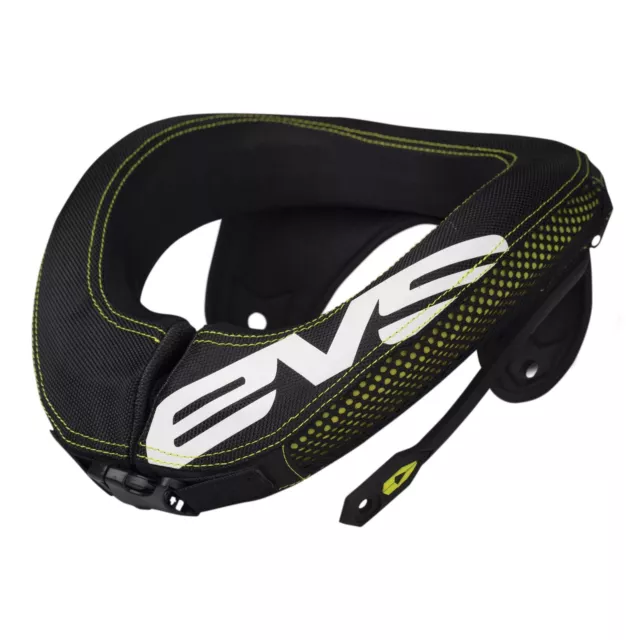 Go Kart EVS R3 Neck Brace Race Collar Black/Yellow Youth Racing