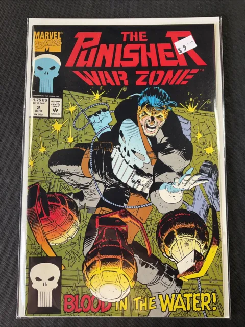 The Punisher War Zone #2 Blood In The Water! 1992 Marvel Comics 🔮