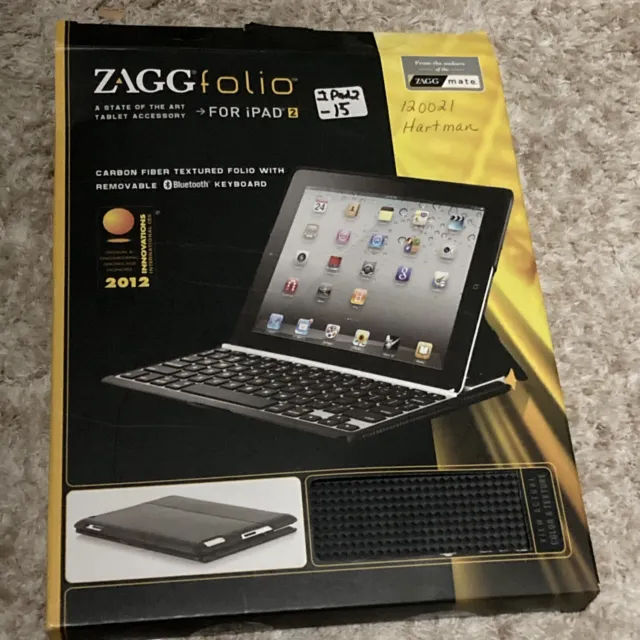 ZAGG Folio Tablet Keyboard Case for iPad Air/Air 2 9.7" iPad Pro/iPad