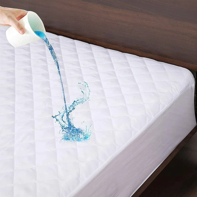 Mattress Protector Soft Cover Waterproof Mattress Pad Absorbent Topper (TWIN XL)