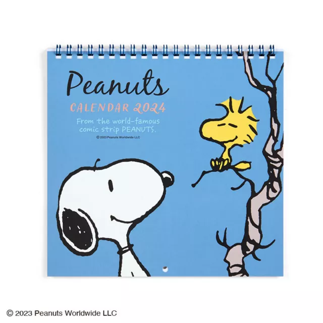 NEW SANRIO SNOOPY 2024 Wall Calendar M With schedule sticker 701327