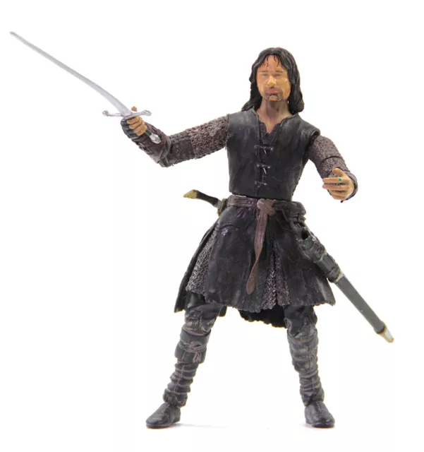 Aragorn Action Figure Il Signore degli Anelli Le Due Torri Helm's Deep 2002