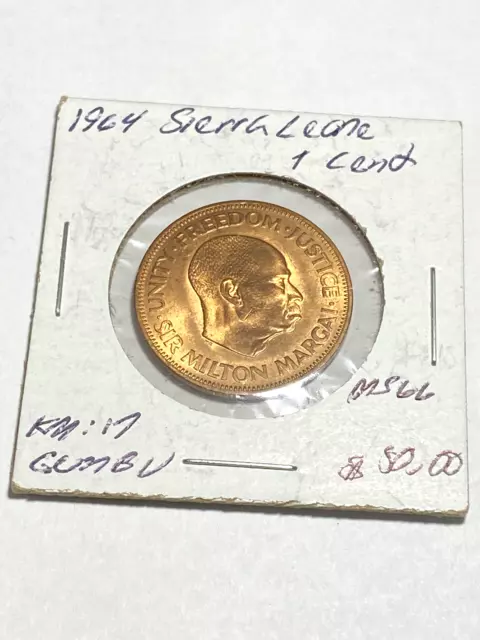 1964 Sierra Leone 1 Cent