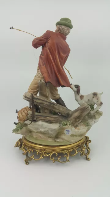 Capodimonte große Fischerfigur - kaputt 3