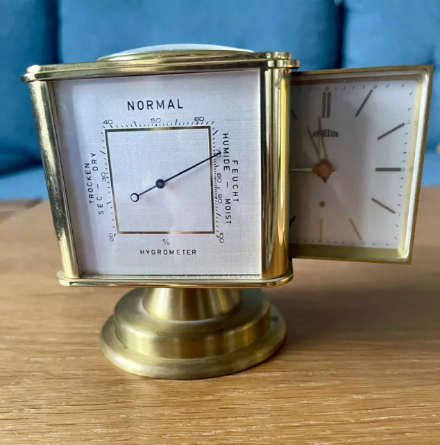 Angelus Swiss clock and weather station - vintage - working condition