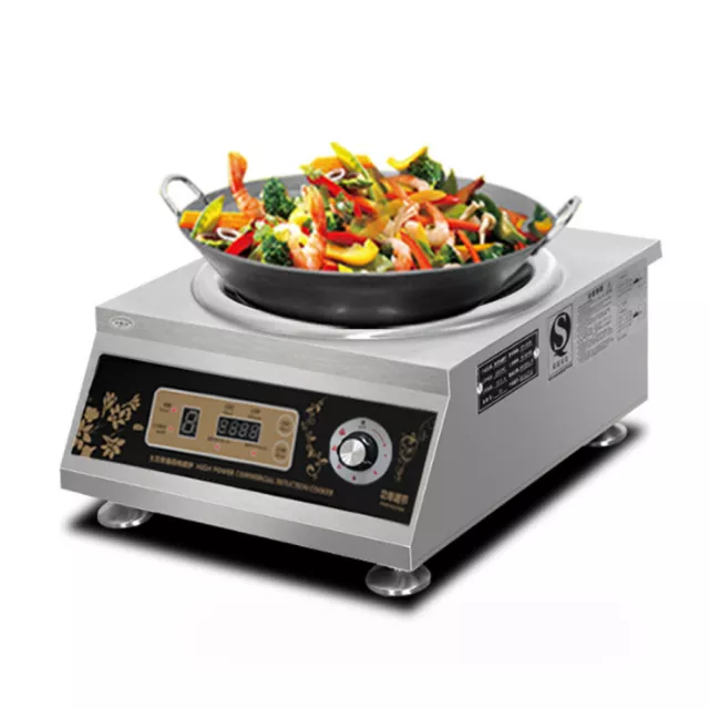 220V 5KW High Power Commercial Electric Induction Cooker Cooking Machine