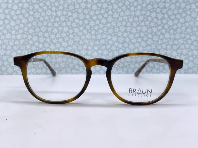 Braun Brille Damen Herren Rund Braun Panto Oval Kunststoff Mod 78 Havanna