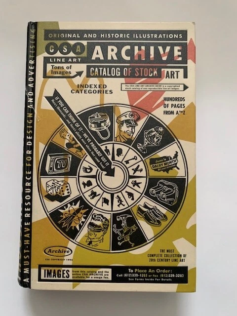 CSA Line Art Archive Catalog Hardcover CSA Line Art Illustration