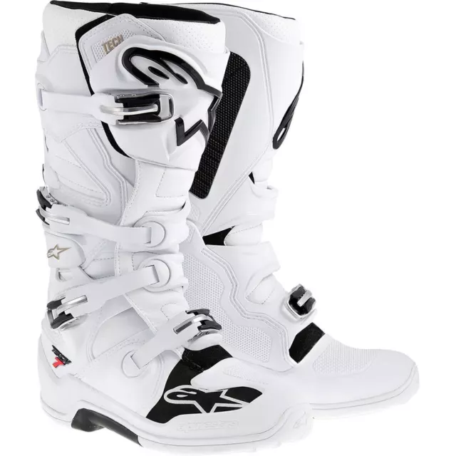 Alpinestars 2024 Tech 7 Motocross Boots White MX Enduro Quad ATV