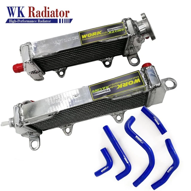 Radiator&Blue Hoses fit 1997-2006 Kawasaki KDX200 KDX220R KDX 220R KDX 200 1998