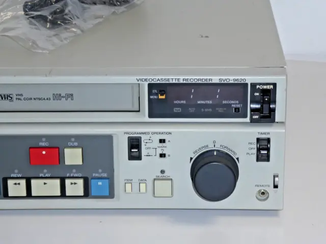 Sony SVO-9620 Professional S-VHS Videorecorder, serviced, 2 Jahre Garantie 3
