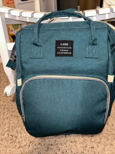 Land Traveling Share Diaper Bag Backpack Green