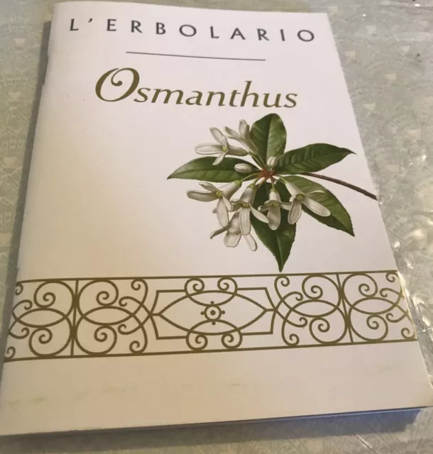 L'erbolario Lodi -  "Osmanthus" -  Quadernetto Per Appunti - Nuovo