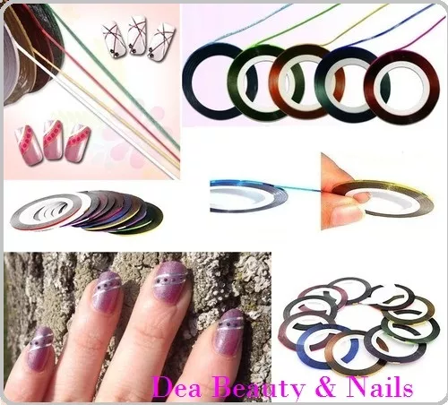 Nastro Striping Decorazione Tape Stripper Nail Art Ricostruzione Unghie