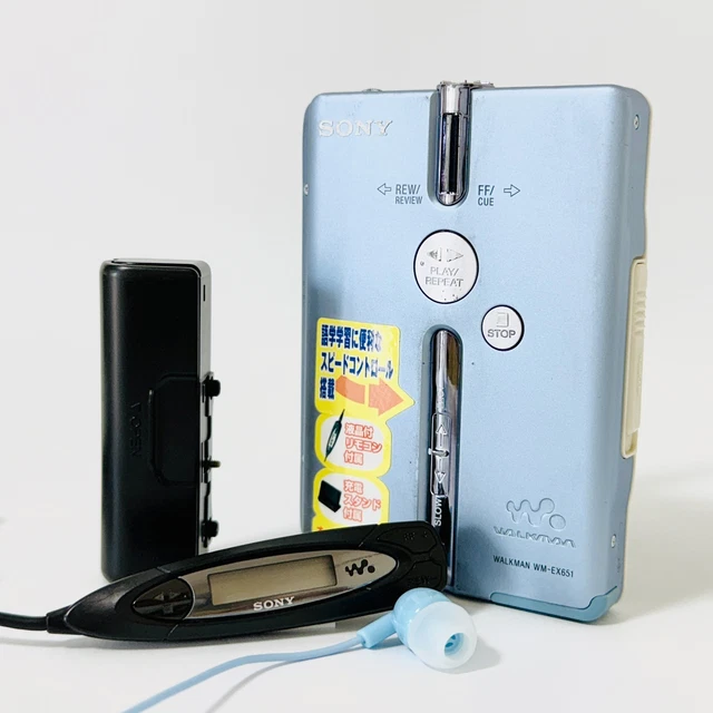 SONY WM-EX651 SILVER Walkman Cassette Player Working $155.56