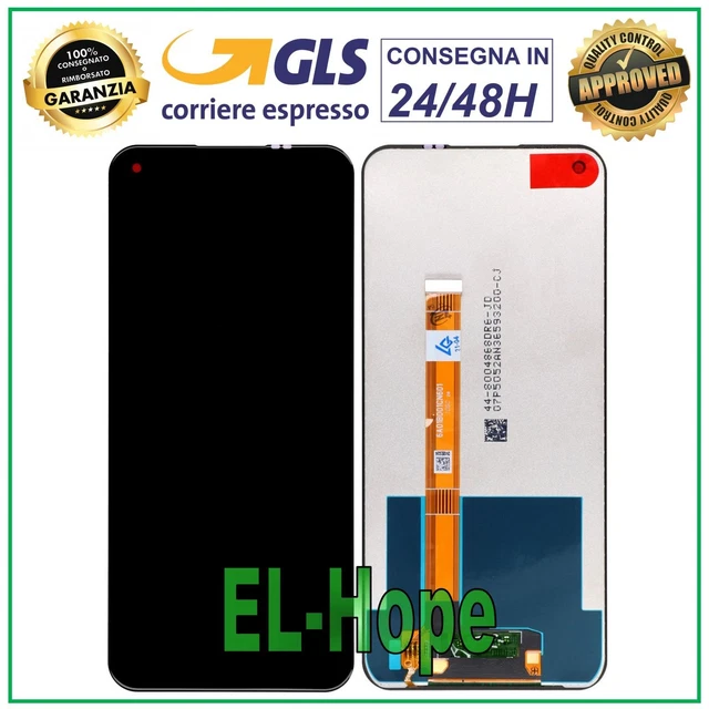 31450 - DISPLAY LCD PER OPPO A53S 5G CPH2321 NERO - Compatibile