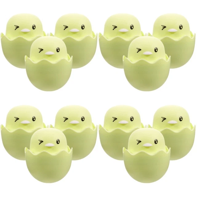 12 botellas de crema facial en forma de pollo botellas de loción de viaje cosméticos
