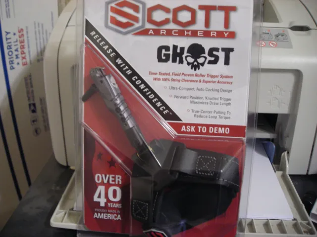 NEW Scott Archery Ghost Release Black Hook Index