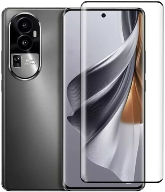 Pellicola Vetro Temperato per OPPO RENO 10 PROTEZIONE TOTALE CURVO 5D Resistente