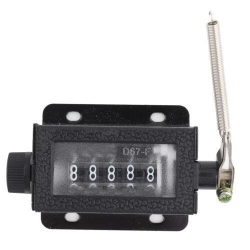 5-stelliger mechanischer Zähler rund mit Reset – Laptimer DE