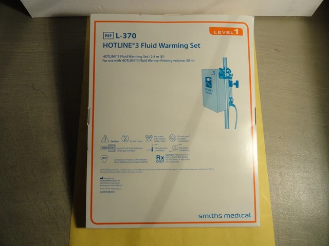 Smiths Medical Hotline 3 Fluid Warming Set Ref L-370 Level 1