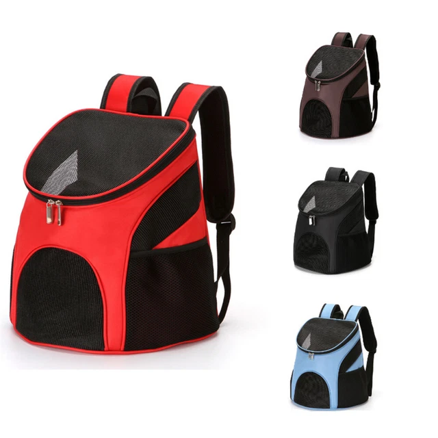 Cat Dog Carrier Bag Portable Breathable Pet Backpack Outdoor Travel Foldable