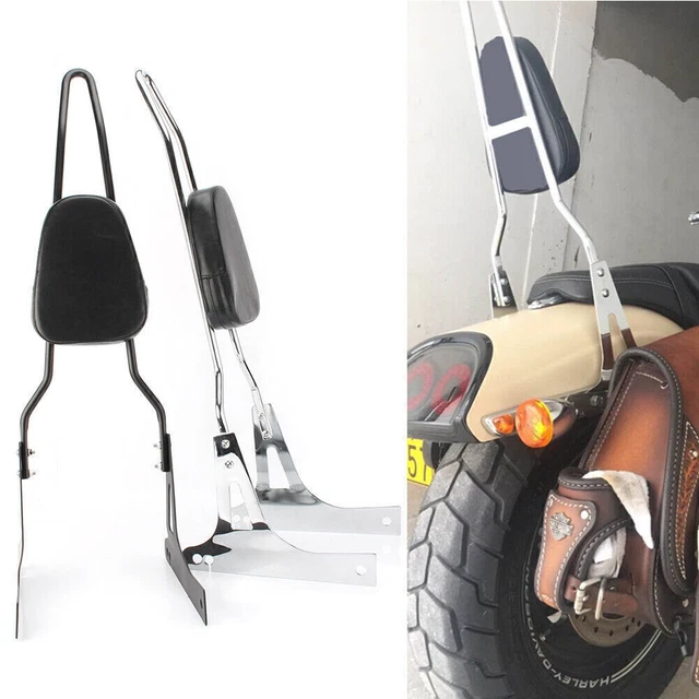 Rear Backrest Sissy Bar Fit Harley Dyna FXD Wide Glide FXDWG FXDC FXDB 2006-2016