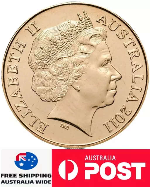 2011 $2 Two Dollar Australian coin RARE -CIRC