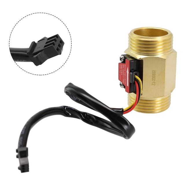 Capteur de débit d'eau haute température basse pression d'eau G1 mètre