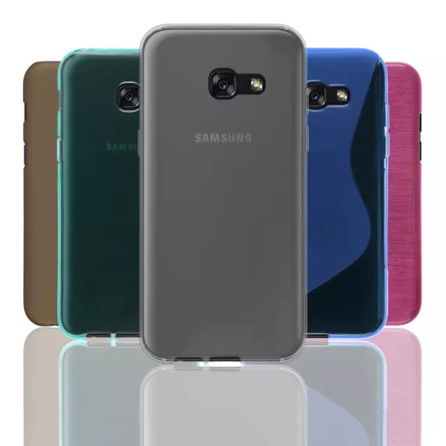 Schutzhülle für SAMSUNG GALAXY A3 (2017) Cover Case Tasche Bumper