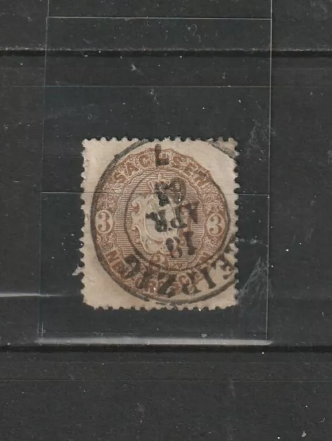 Briefmarken Sachsen gestempelt Lot 1 St. Michel-Nr.  s. Liste