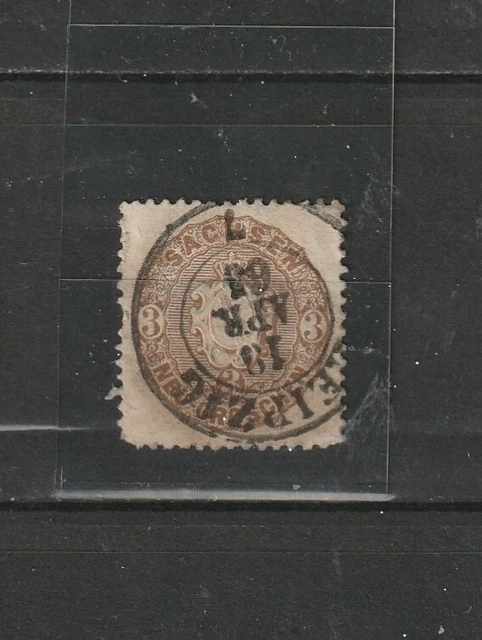 Briefmarken Sachsen gestempelt Lot 1 St. Michel-Nr.  s. Liste