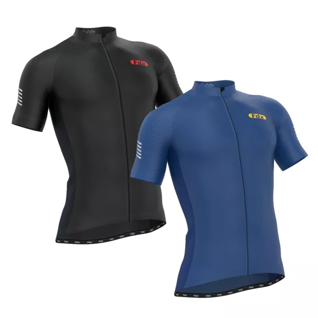 FDX Men Cycling Jersey Half Sleeve Top Cycle Racing Team Breathable Biking Shirt